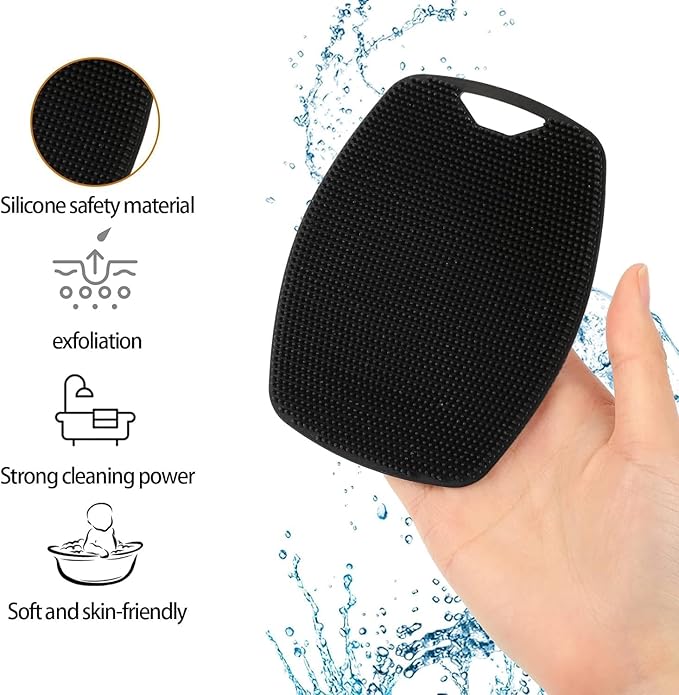 Silicone Body Scrubber Brush – Soft Exfoliating Bath Scrubber