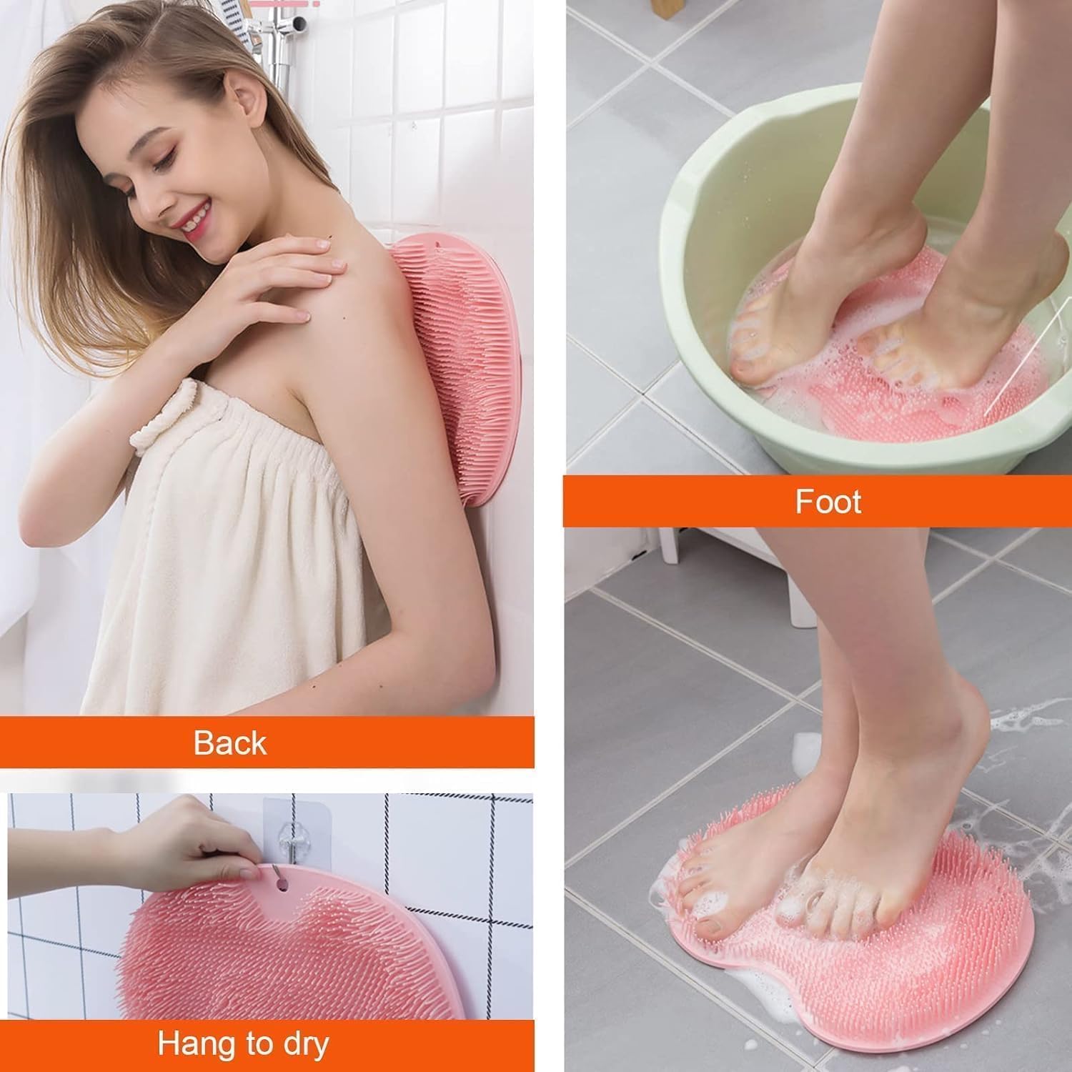 Foot Scrubber Massage Mat – Deep Cleaning & Relaxing Foot Care